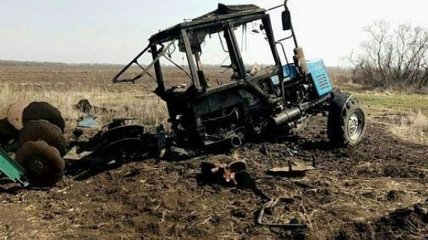 В Донецкой области взорвался трактор, есть пострадавшие 
