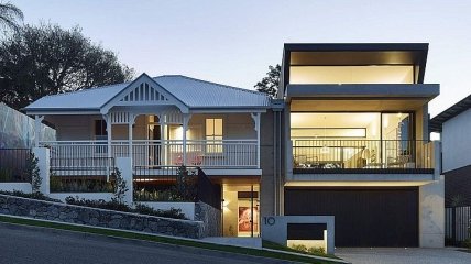 Шикарный дом с двумя фасадами для большой семьи в Австралии (Фото)
