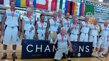Украина собрала полный комплект медалей на ЧЕ-2019 по баскетболу среди ветеранов