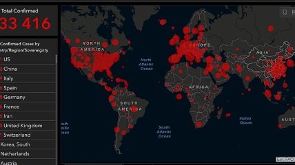 За сутки 60 тысяч случаев заражения: как распространяется COVID-19 в мире (Карта)