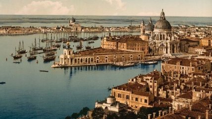 Первые в истории цветные снимки великолепной Венеции (Фото)