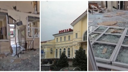 Россияне ударили по вокзалу в Херсоне