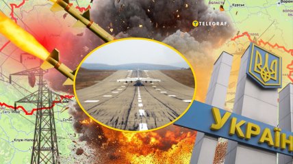 Обстрел Украины, аэродром Оленья