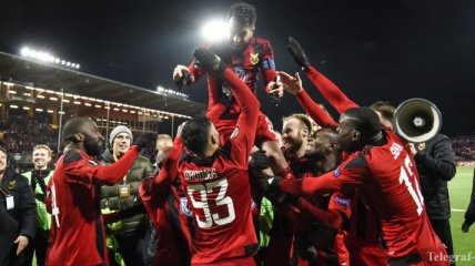 Футболисты "Эстерсунда" бурно отметили выход в плей-офф Лиги Европы (Видео)