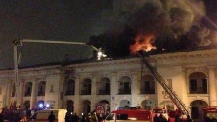 МВД назвало причины пожара в Гостином дворе