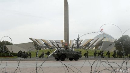 Марш гордости: в Минск стягивают бронетехнику