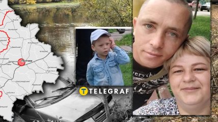 Каким образом автомобиль, на котором ночью ехала семья полтавчан из города в село, оказался на дне Ворсклы в малолюдном месте, пока неизвестно