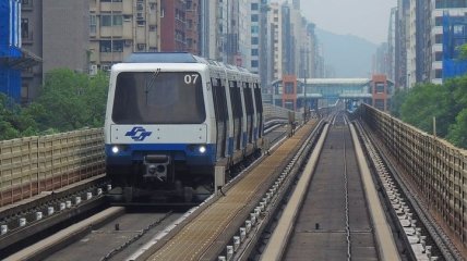 Вагоны метро в городе Тайбэй переделали на спортивные площадки