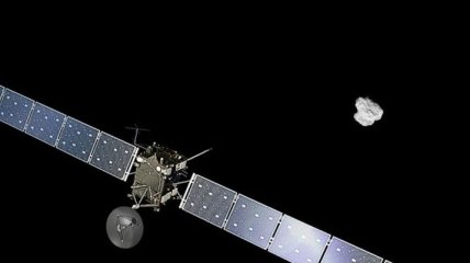 Зонд "Розетта" направлен на столкновение с кометой Чурюмова-Герасименко (Видео)