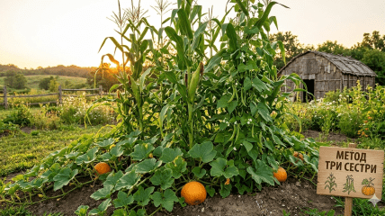 Три урожая с одного участка: это огород "Три сестры"от коренных американцев
