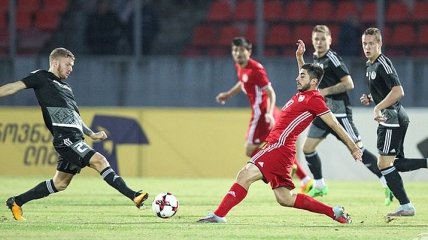Беларусь отыгралась в матче против Грузии