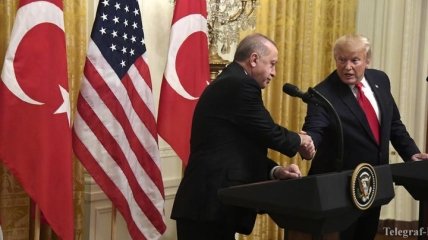 Эрдоган: Турция и США должны способствовать миру в Сирии