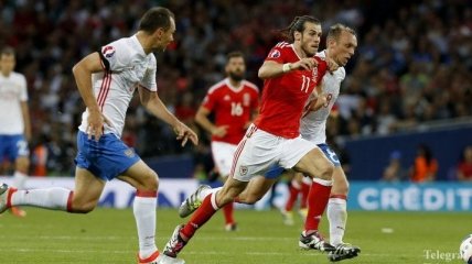 Результат матча Россия - Уэльс 0:3 на Евро-2016