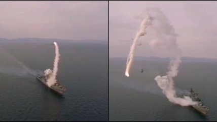 "Теперь НАТО точно не пройдет": эпичный запуск ракеты с российского фрегата повеселил сеть (видео)