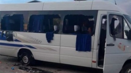 Розстріл мікроавтобуса під Миколаєвом