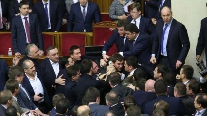 Парубий: На сайте, показывающем драки в парламентах, Украина - первая