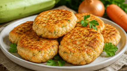 Котлеты с кабачками