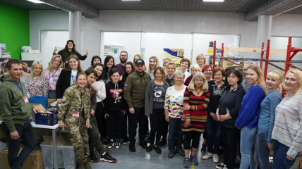 Тимошенко: Волонтерський центр “Оборона Полтави” став потужним осередком фронтового тилу