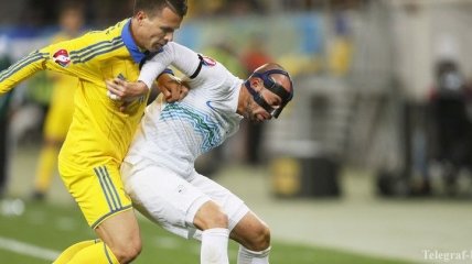 Лучшие фото матча Украина - Словения