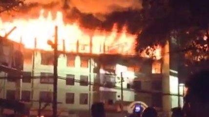 В столице Мьянмы сгорели 1,6 тысячи магазинов (Видео)