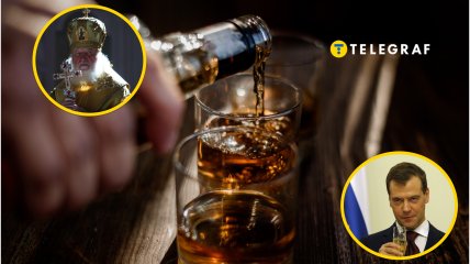 Став схожим на етикетку коньяку: груди головного п’яниці РФ прикрасили нагородою