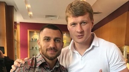Ломаченко и Поветкин встретились в ресторане в Лондоне (Фото)