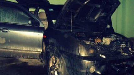 Неизвестные сожгли авто главного регионала Ужгорода
