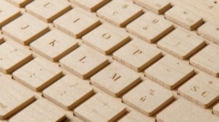 Беспроводная деревянная клавиатура от "Oree"