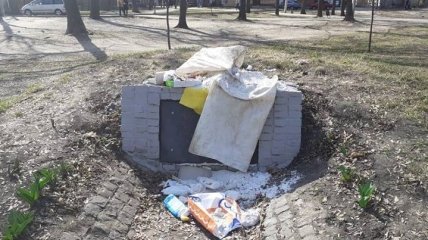 В Харькове осквернили памятник воинам УПА