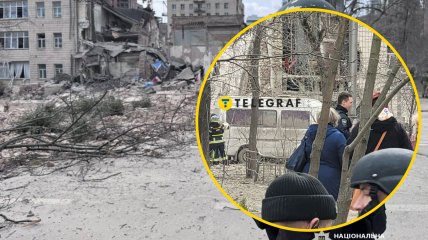 Фото с места взрыва в Киеве