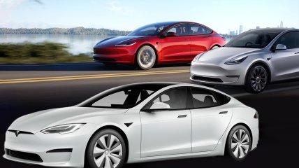 Самые популярные Tesla в нашей стране - Model 3, Model Y и Model X