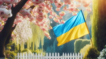 Цветущие деревья в Украине