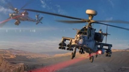 Проведены первые стрельбы из высокоэнергетического лазера на боевом вертолете (Видео)
