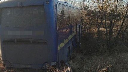 ДТП на трассе Киев-Харьков: водитель автобуса заснул за рулем и врезался в грузовик
