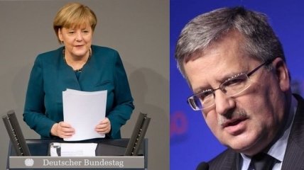 Коморовский и Меркель - политики 2013 года