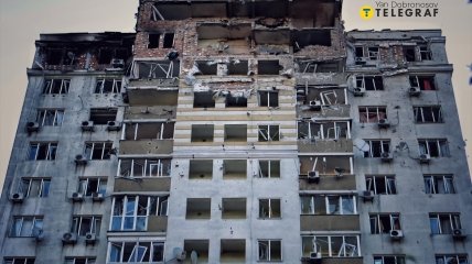 Российские дроны наделали беды в Киеве