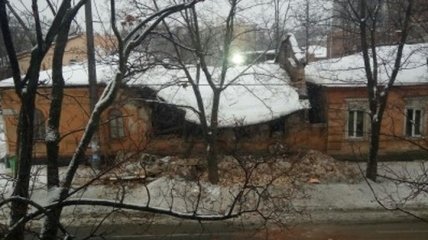 В Харькове обрушился одноэтажный дом 