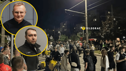 Толпа напала на военных во Львове
