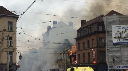 В Брюсселе взрывом газа разрушен дом