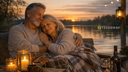 Подружжя відпочиває ввечері