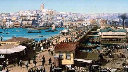 Цветные открытки Константинополя в последние дни Османской империи (Фото)