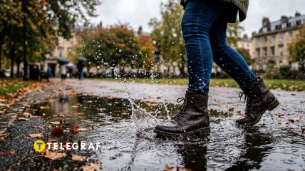 Вода будет отскакивать от ботинок