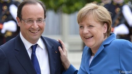 Олланд и Меркель поклялись в вечной дружбе Франции и Германии