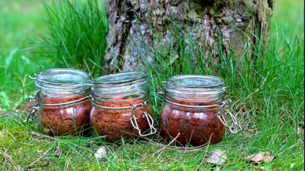 Подача получается порционная и очень оригинальная