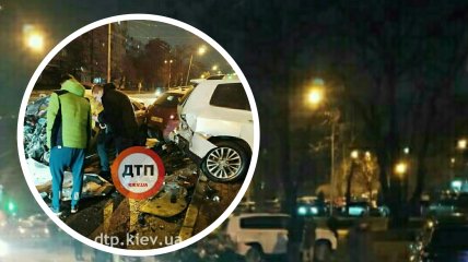 Аварія на Вишгородській у Києві