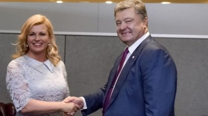 Президент Украины провел встречу с Президентом Хорватии