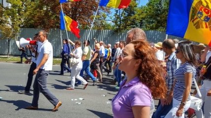 Сторонники объединения с Румынией собрались в Кишиневе