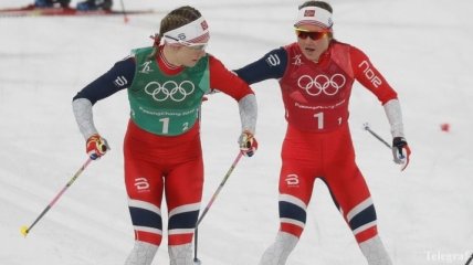 Женская сборная Норвегии выиграла лыжную эстафету на Олимпиаде-2018