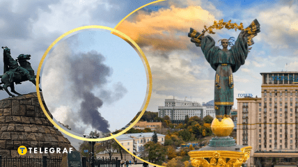 Россияне атаковали Киев ракетами: повреждена жилая многоэтажка (фото, видео)