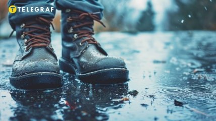 Обувь можно защитить от промокания в домашних условиях (изображение создано с помощью ИИ)